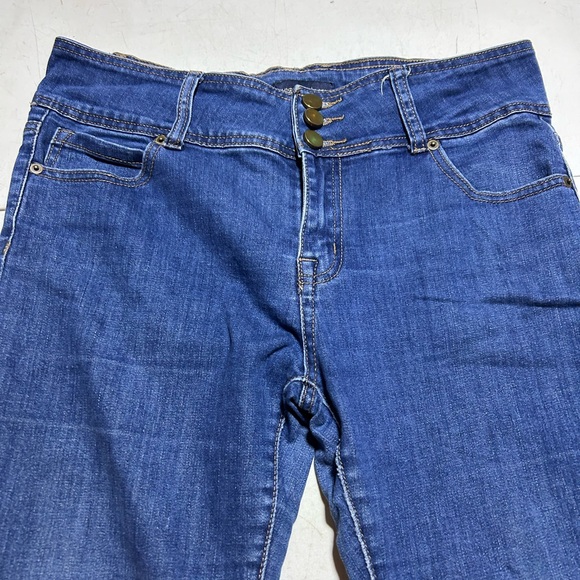 Morph Pillow Skinny Jeans Womens Sz 11 Blue Pockets High Rise Stretch - Picture 2 of 7